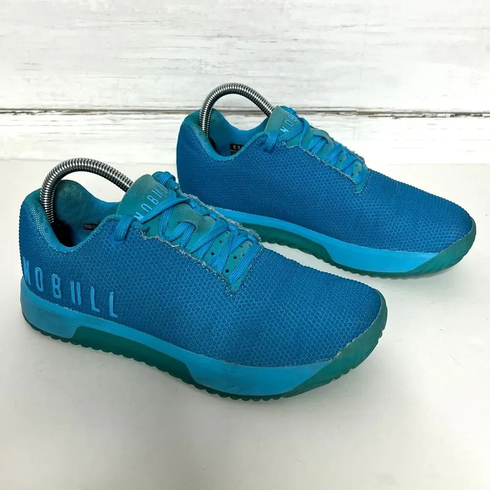 NoBull Superfabric Trainer Sneakers Blue Women's Shoe Size 8.5